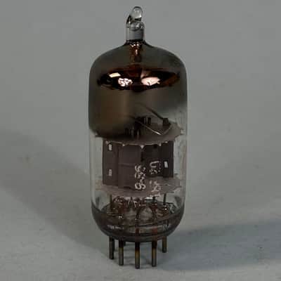 1959 General Electric 12AT7 ECC81 Vintage Short Gray Plate D Getter Tube! T394 image 3