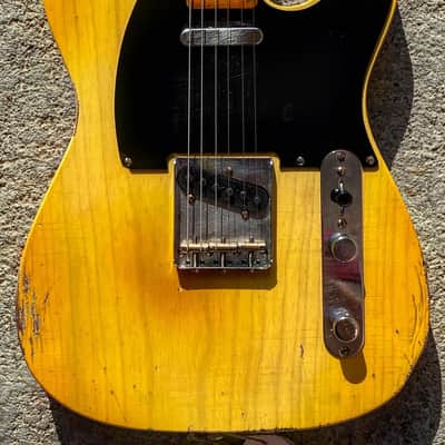 General Vintage Tone Pickguard original Bakelite for Telecaster 52 - Broadcaster. 1950a real nitroc image 6