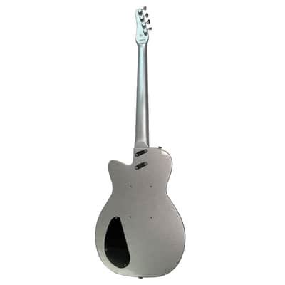 Silvertone 1444 Classic Series Short Scale Bass - Silverburst image 8