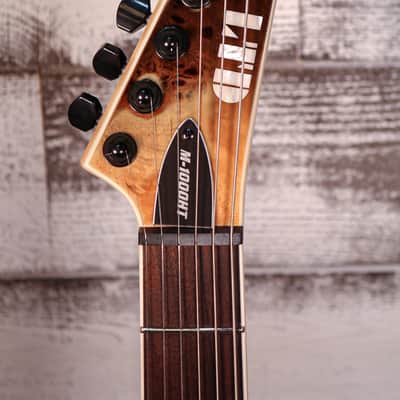 ESP LTD M-1000HT Left-Handed Electric Guitar - Black Fade - Open-Box Display MINT image 5