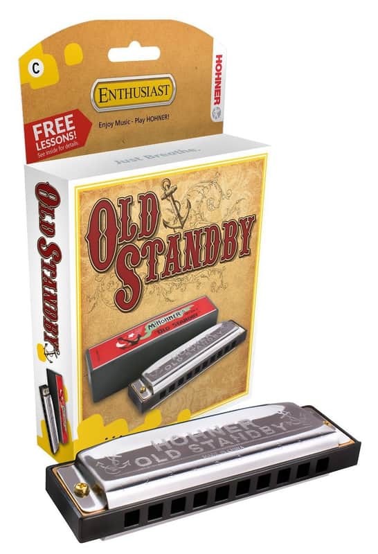 Hohner 34B-BX-G Old Standby Harmonica - Key of G image 1