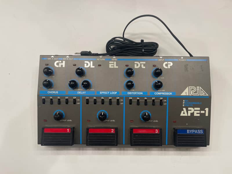 Aria APE-1 Chorus Delay Distortion Compressor Rare Vintage Multi Effects Pedal image 1