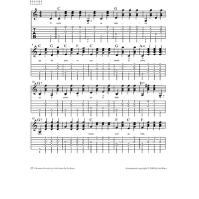 Mel Bay MEL BAY 20973BCD Christmas Favorites for Solo Guitar (Book and CD) by Dix Bruce image 4