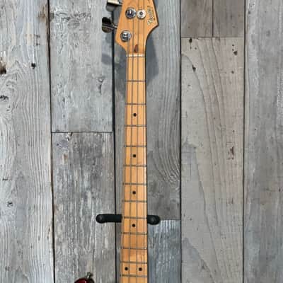 Rare 1990 Fender Jazz Bass Plus, 4 String Bass Maple Fretboard Nitro Frost Red , Includes Pro Setup & New Gig Bag Ships Fast ! image 17