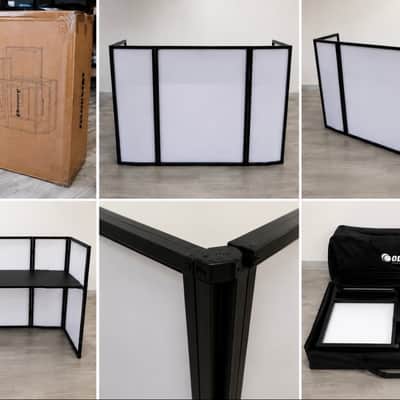 Odyssey DJBOOTHM65P Media DJ Booth 2026 - Black/White image 1