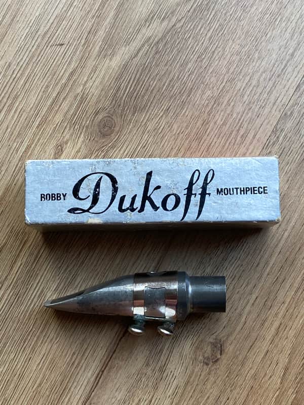Vintage Dukoff Miami Silverite Metal Alto D7 Saxophone Mouthpiece image 1