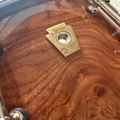 Ludwig LS403XXCE Limited Edition Aged Exotic Carpathian Elm 6.5x14" 10-Lug Snare Drum 2020 - Natural Lacquer image 2