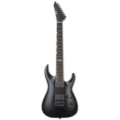 ESP E-II HORIZON NT- B HIPSHOT 7-String Electric Guitar - Black Satin image 3
