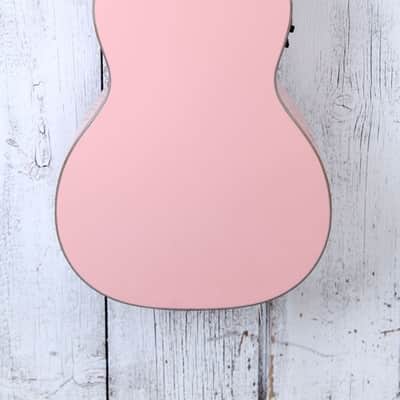 Gretsch G5021E Rancher Penguin Parlor Acoustic Electric Guitar Shell Pink image 9
