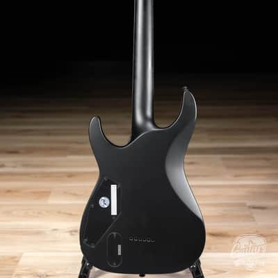ESP LTD MH-1000 Baritone EMG Guitar – Black Satin image 6