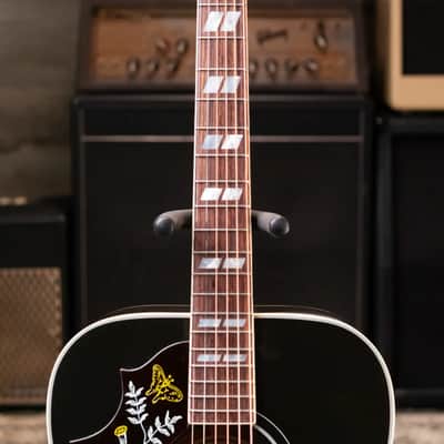 Gibson Hummingbird Standard Left-Handed Acoustic/Electric Guitar - Vintage Sunburst with Hardshell Case image 4