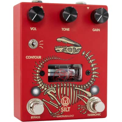 Walrus Audio Silt Harmonic Tube Fuzz Pedal, Red image 2