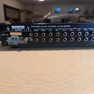 Nikko Beta 30 Stereo Preamplifier Japan FRESH Service V Rare Red Faceplate 🔥🎶 image 10