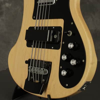 Rickenbacker 4003S/5 string Bass w/BLACK hardware 1990 Mapleglo image 6