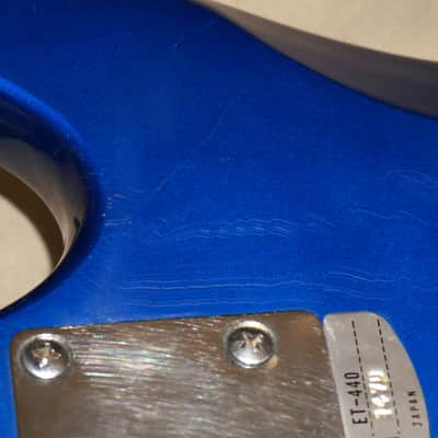 Teisco Del Rey ET-440 et440 Spectrum 4 Electric Guitar MIJ Made In Japan Vintage Blue image 20