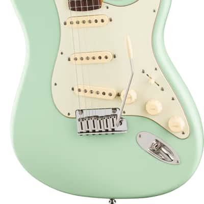 Fender American Ultra Luxe Vintage '60s Stratocaster Electric Guitar. Rosewood Fingerboard, Surf Green TGF33 image 3