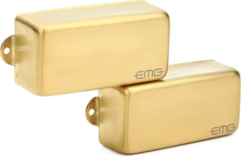 EMG Les Claypool Signature Pachyderm Gold PA Bass Pickup Set - BRUSHED GOLD image 1