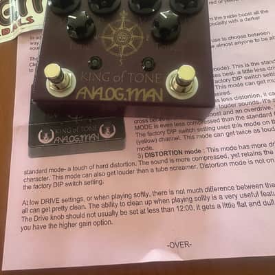 Analogman King of Tone V4 with Four Jack - Present - Graphic image 3