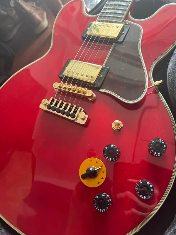 DEMO VIDEO Epiphone BB King Lucille 2022  limited edition (US customers, tax included in shipping cost)  Cherry image 1
