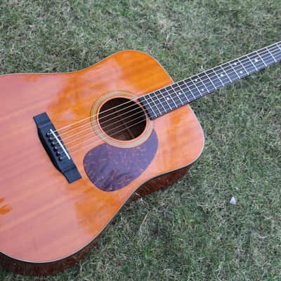 Beautiful Vintage 1980s Sigma SDM-18 by Martin Dreadnought Acoustic Guitar MIK Korea image 4