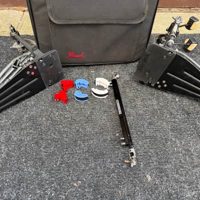 Pearl P2002C PowerShifter Eliminator Strap-Drive Double Bass Drum Pedal 2010s - Chrome / Black image 10