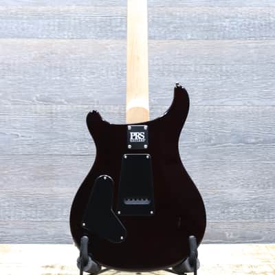 PRS CE 24 Bolt-On Pattern Thin Black Amber Nitro Finish Electric Guitar w/Bag image 3