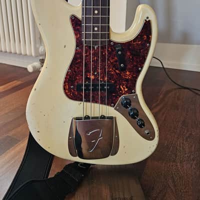 Fender Jazz Bass 1964 Olympic White w/ Original Case image 2