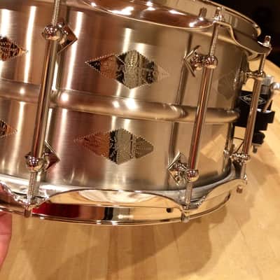 AK/Craviotto 6.5x14 Diamond Series N.O.B. Snare Drum. #33 of 50. - AK/Craviotto 6.5x14 Diamond Series N.O.B Snare Drum. image 11