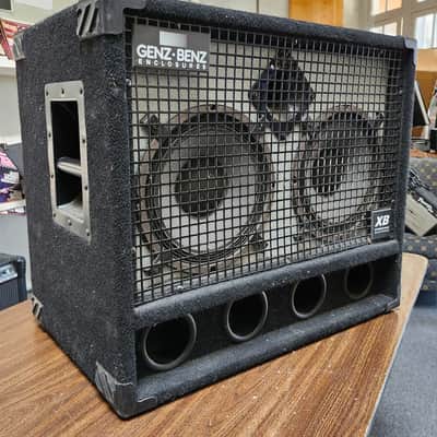 Genz Benz GB 210T-XB 400W 2X10 Bass Speaker Cabinet With Tweeter, USA Made image 1