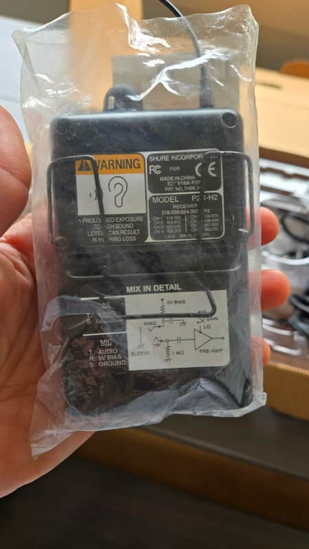 Shure PSM 200 Personal Monitor System with Shure se215 Earbuds image 1