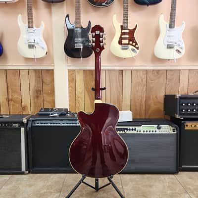 Epiphone Emperor Swingster with Rosewood Fretboard 2014 - 2019 - Wine Red image 7