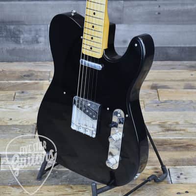 Mint Fender Dealer Exclusive Vintera  Road Worn  '60s Double Esquire -  Black with Deluxe Gig Bag image 11