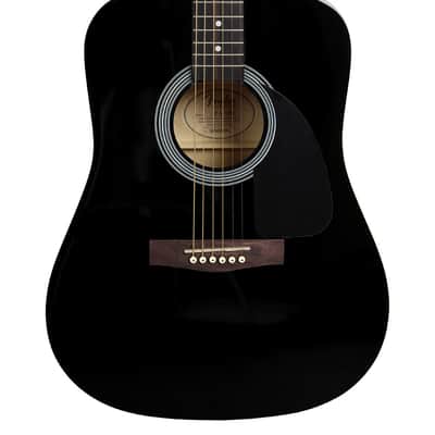 Fender FA-115 Dreadnought Acoustic Guitar - Black image 5