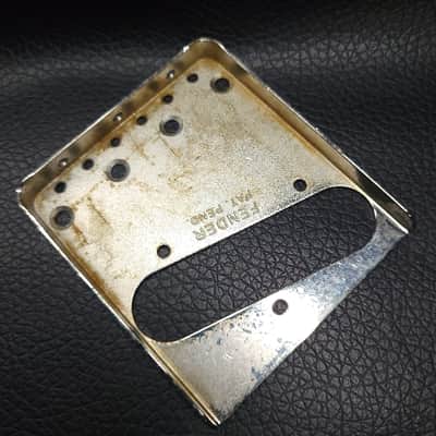 Fender Telecaster Tele American Bridge Plate Vintage 005-4162-049 *AGED² RELIC (B) image 3
