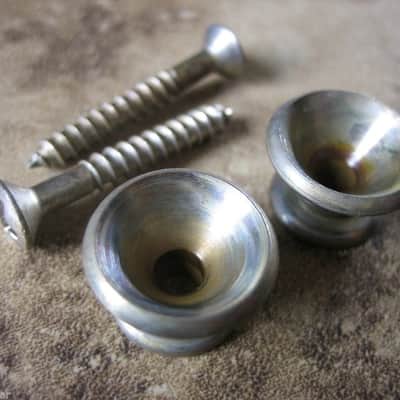 Real Life Relics Genuine Fender® Aged Vintage Strap Buttons 0994915000    [T2]