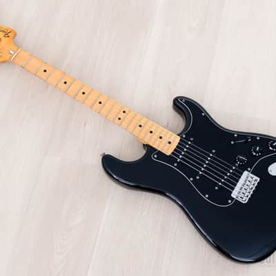 1979 Fender Stratocaster Hardtail Vintage Electric Guitar Black w/ Case image 11