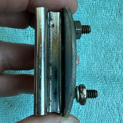 Ludwig Vintage Tom Drum Clip Style Mount Assembly - Vistalite era - 2” 70s 80s - Chrome Bild 5