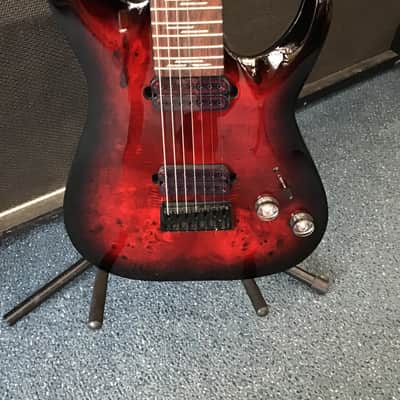 Schecter OMEN ELITE 7 CHERRY BURST LATE 2000’s - CHERRY BURST image 3