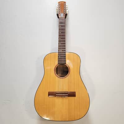 Vintage 1960s Goya TS-4 12-String Dreadnought - Recent Neck Reset w/ Original Hard Shell Case image 3