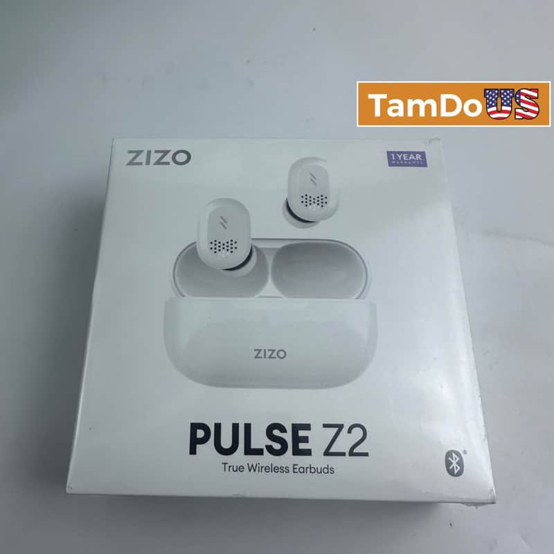 ZIZO PULSE Z2 True Wireless Earbuds Bluetooth V5.1 White In-Ear Headphones image 1