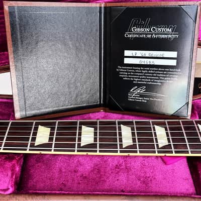 Gibson Les Paul Custom Shop R0 R6 R8 R9 '60 reissue Historic Tea Burst lpr0 2014 image 7