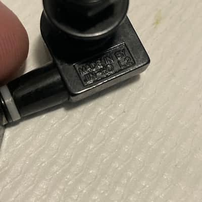 2000's Era Jackson Dinky Guitar Black Reverse Jin Ho Korea Tuners Tuning Pegs 6 In Line image 7