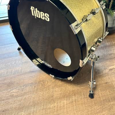 Vintage Darwin 22x11 Silver Sparkle Jasper Shell Bass Drum Early 90s Kick - Pre-Austin FIBES image 5