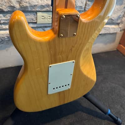 1997 Fender USA Stratocaster - Natural - Ash image 11