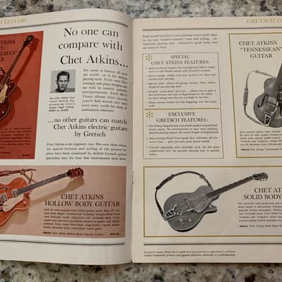 Gretsch Guitar Catalog 1961 Rare Original Rancher Sun Valley Corsair ElDorado Bikini Corvette Duo Jet Firebird Clipper Anniversary image 2