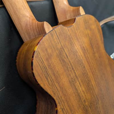 Ortega Hydra Double Neck Tenor Electric Ukulele - Natural Ovangkol w/Gigbag image 16
