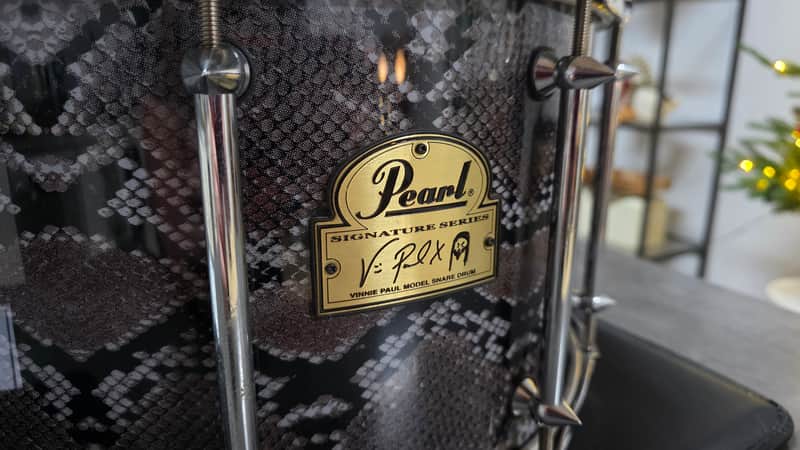VINNIE PAUL'S Pearl Custom PROTOTYPE Pantera Signature Snare Drum