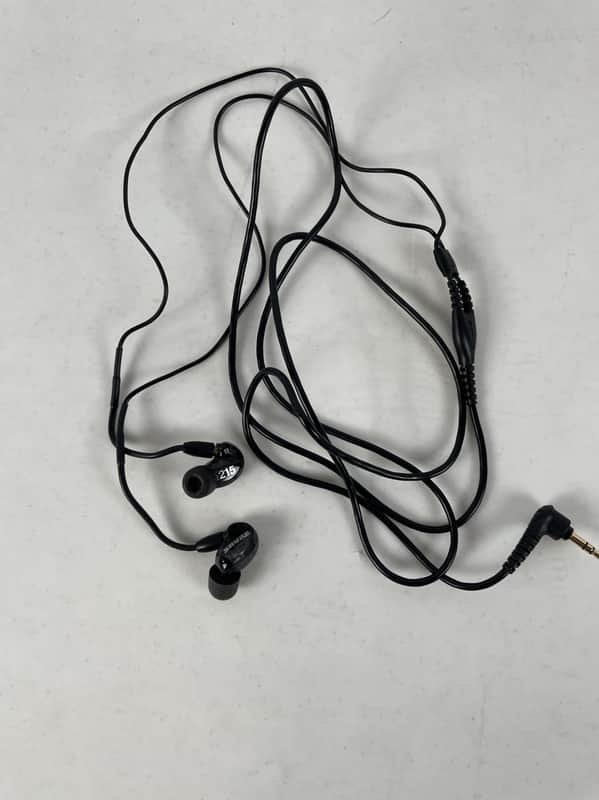Shure SE215 Single Driver In-Ear Monitors, Black image 1
