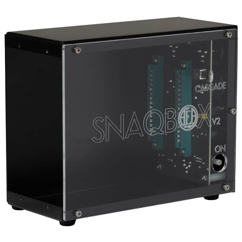 AEA Snaqbox V2 2-Slot 500 Series Rack - Clear image 1