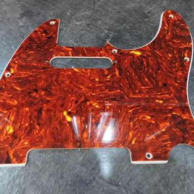 W.D. Custom Pickguards Fender Telecaster 8 Hole Pickguard 2010's - Vintage Tortoise image 3